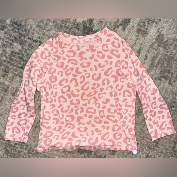Old Navy Other - Old Navy Pink Leopard Print Long Sleeve Shirt size 2T